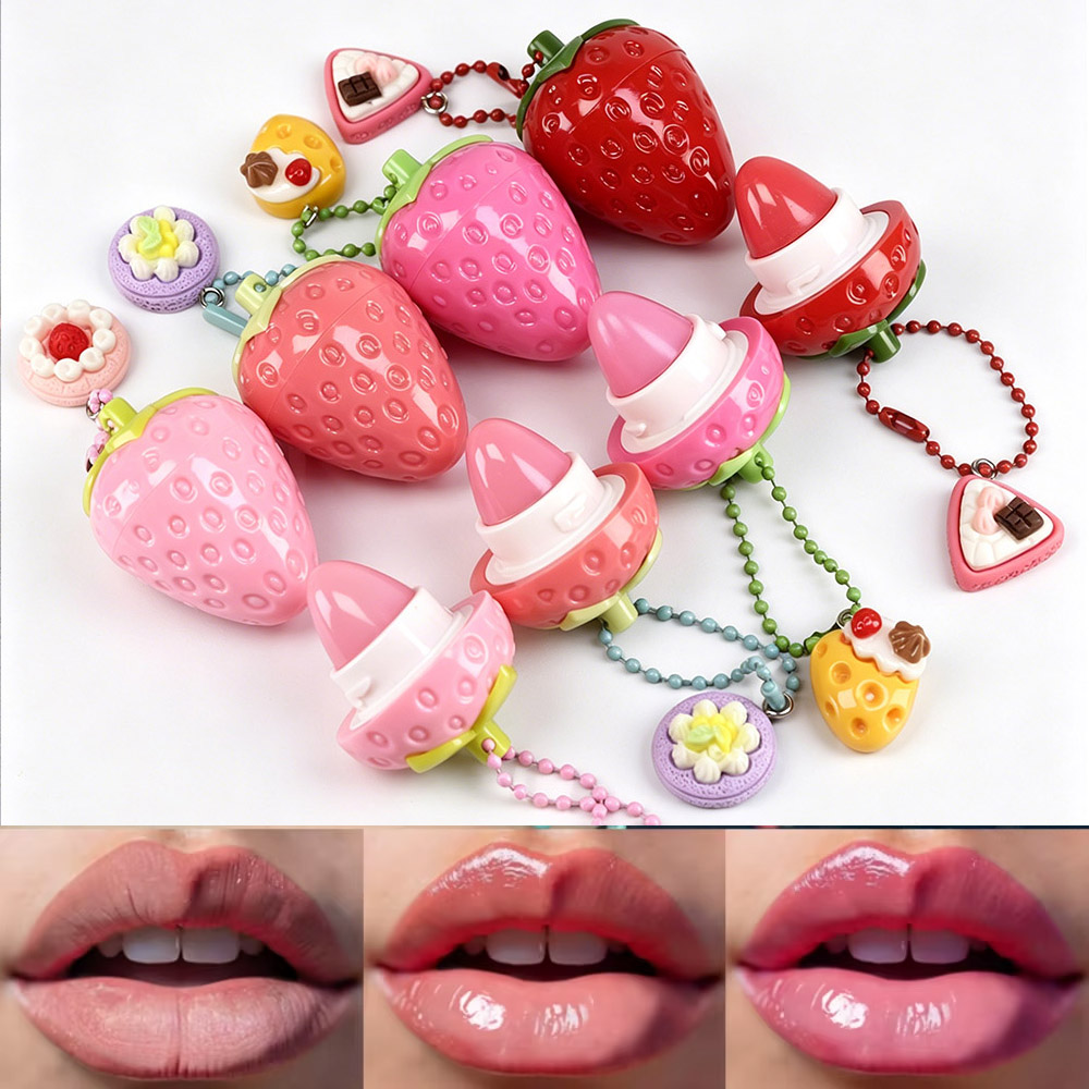 Lip Gloss Plumping - لطيف الشفاه بلسم الفراولة التجاعيد إصلاح