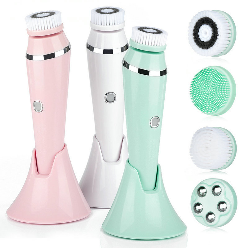Electric Face Cleanser Brush - 4 في 1 فرشاة تنظيف الوجه