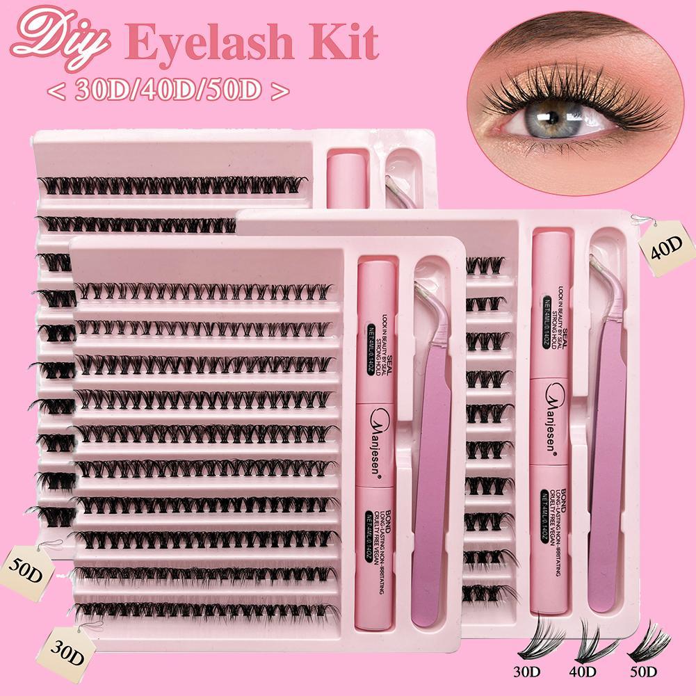 Beauty Makeup Book - تمديد الرموش الصناعية مجموعة الطبيعية كثيفة