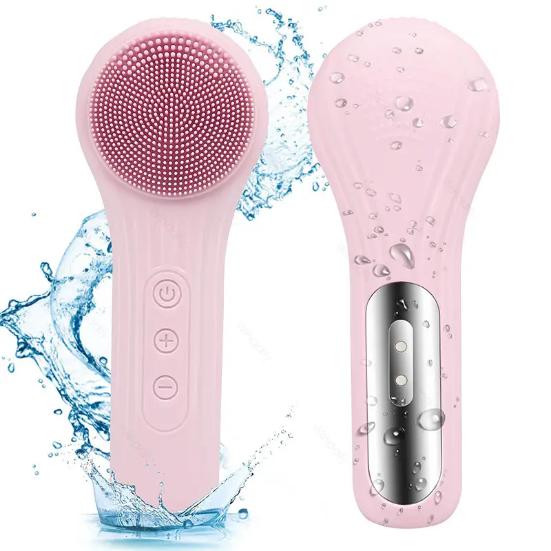 Electric Face Cleanser Brush - منظف الاهتزاز بالموجات فوق الصوتية سيليكون