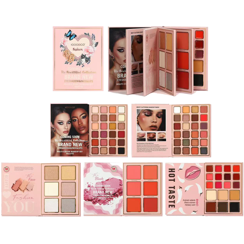 Beauty Makeup Book - لوحة ظلال عيون لامعة مكونة من