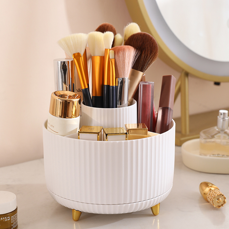 Beauty Makeup Desk - 1 قطعة 360 ° صندوق تخزين