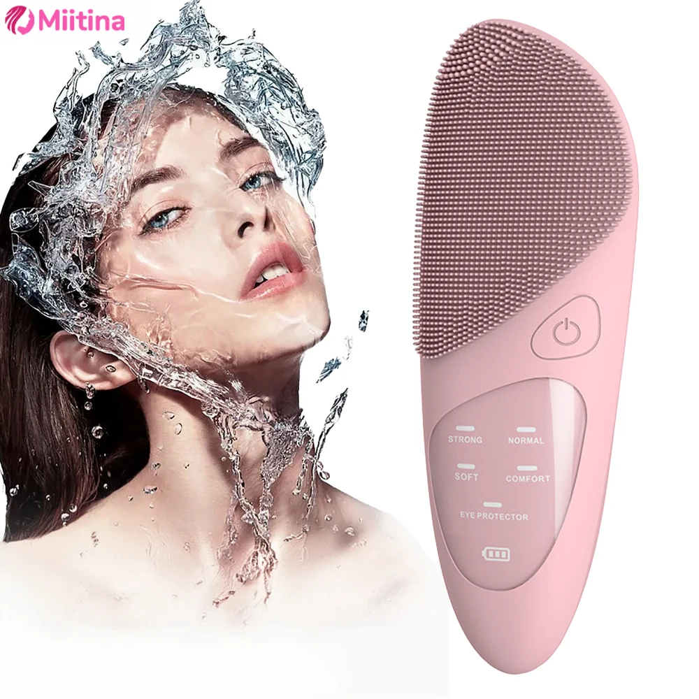 Electric Face Cleanser Brush - فرشاة تنظيف الوجه الكهربائية بالموجات فوق