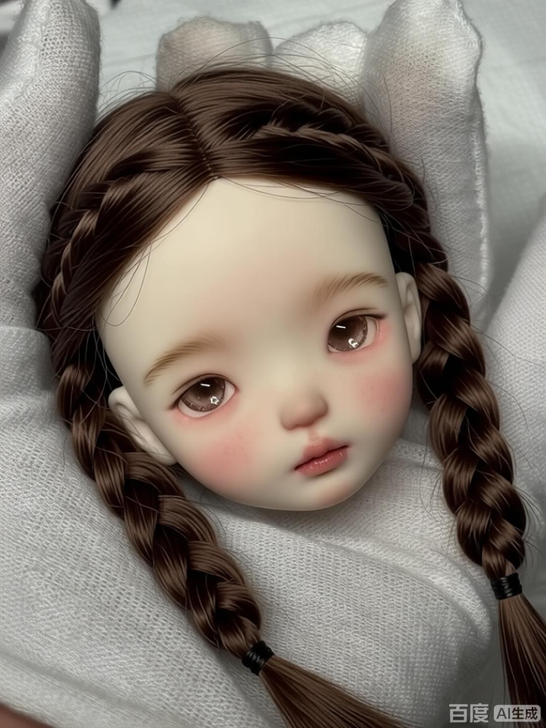 Just Beauty Makeup - رأس دمية BJD بمقياس 1/6 -