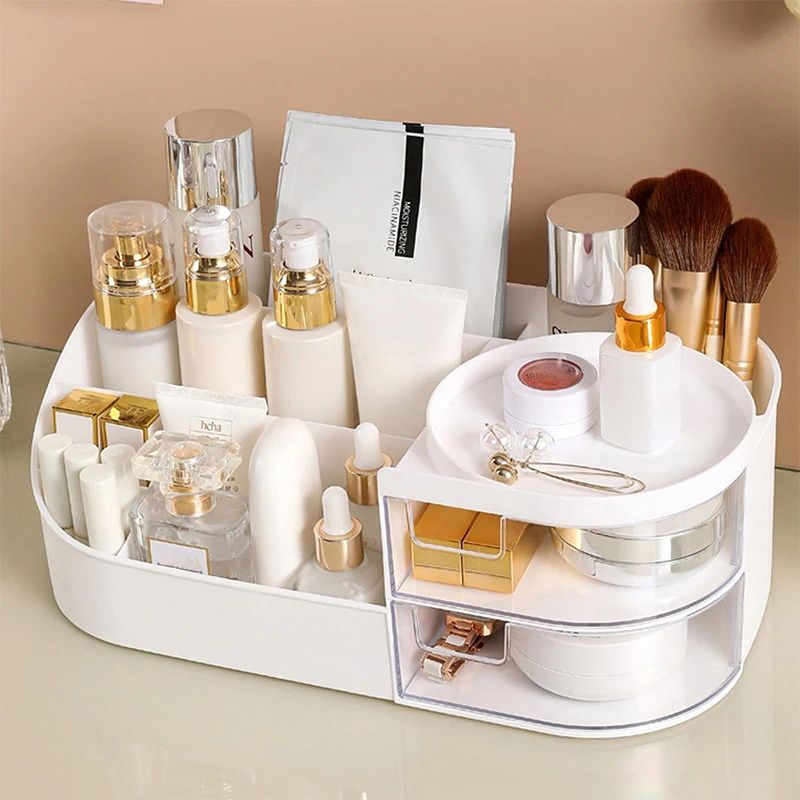 صندوق تخزين مستحضرات التجميل ك - مراجعة Beauty Makeup Desk وسعره