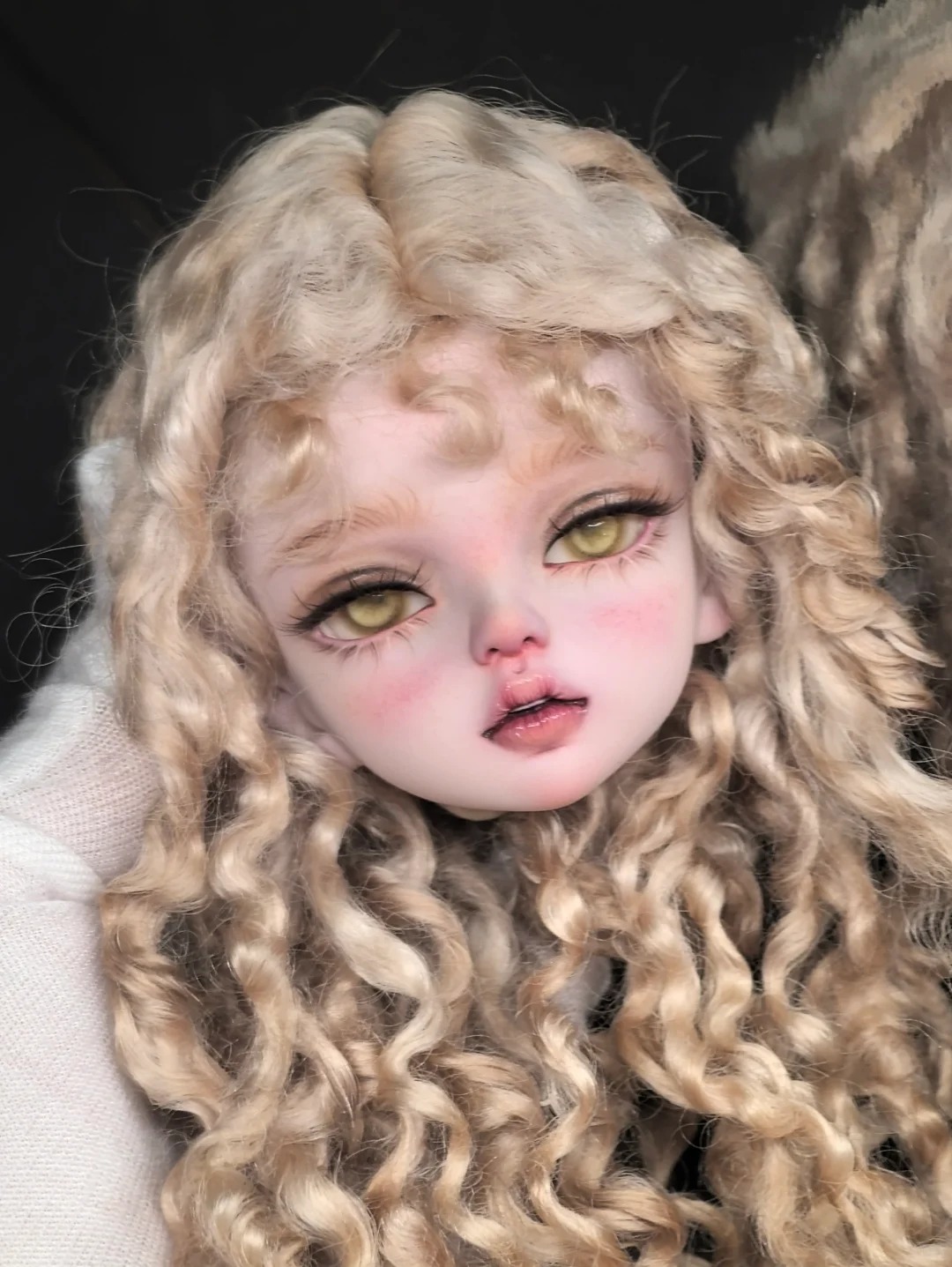 رأس دمية BJD بمقياس 1/4 - ريني - مراجعة Just Beauty Makeup وسعره