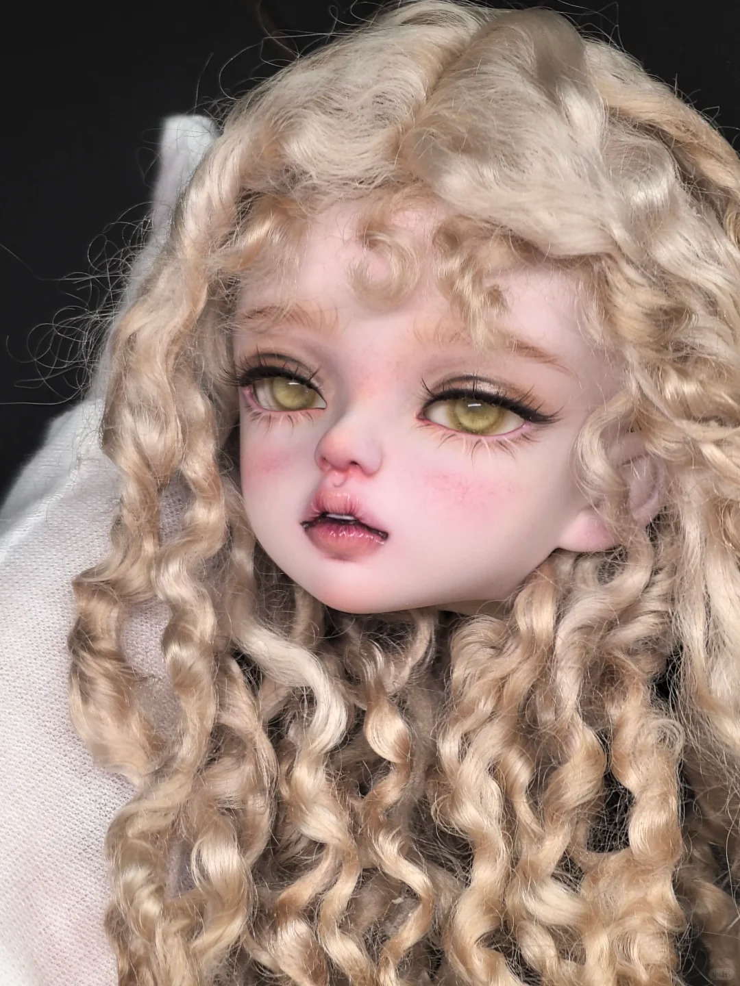 رأس دمية BJD بمقياس 1/4 - ريني - مراجعة Just Beauty Makeup وسعره