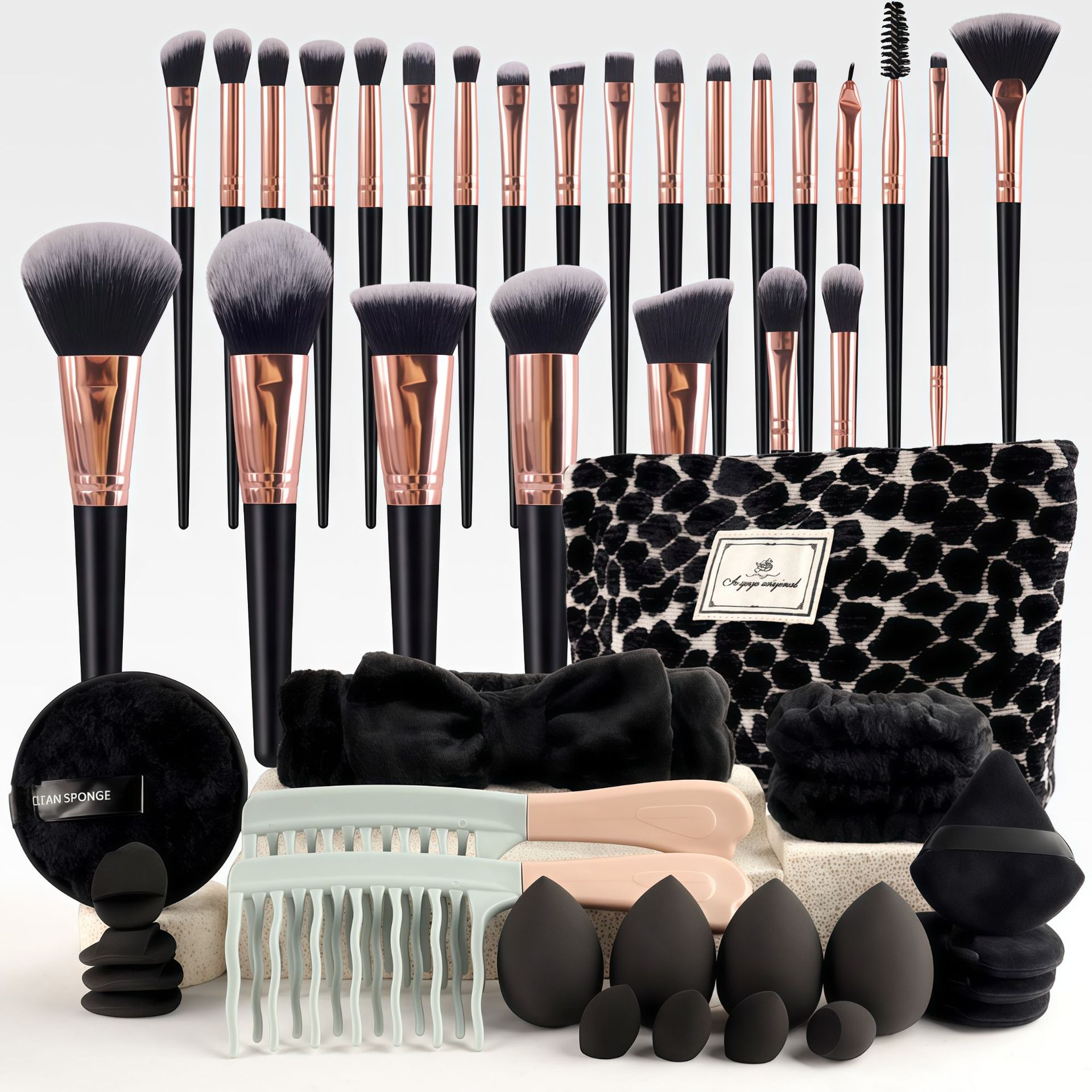 مجموعة فرش مكياج أنيقة بتصميم  - مراجعة Beauty Makeup Kit وسعره