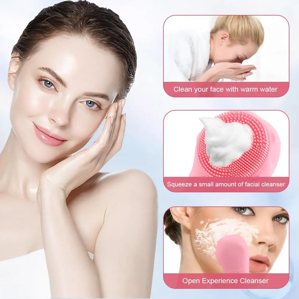 فرشاة غسيل الوجه الكهربائية مع - مراجعة Electric Face Cleanser Brush وسعره