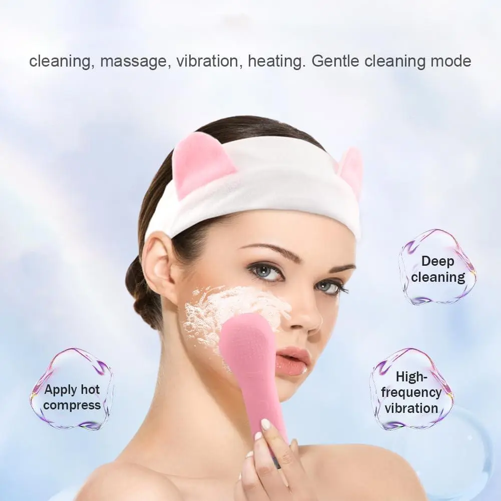 فرشاة غسيل الوجه الكهربائية مع - مراجعة Electric Face Cleanser Brush وسعره