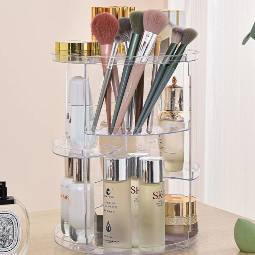 رف تخزين مستحضرات التجميل دوار - مراجعة Beauty Makeup Desk وسعره