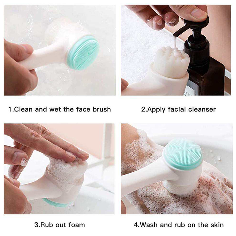فرشاة وجه يدوية ثلاثية الأبعاد - مراجعة Electric Face Cleanser Brush وسعره