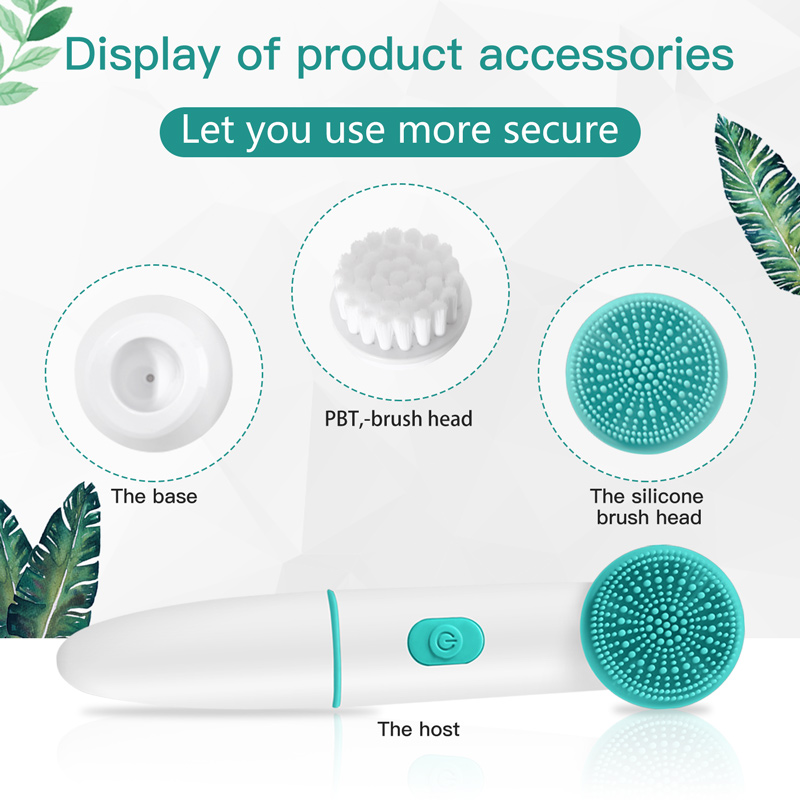 2 في 1 فرشاة الوجه تنظيف المسا - مراجعة Electric Face Cleanser Brush وسعره