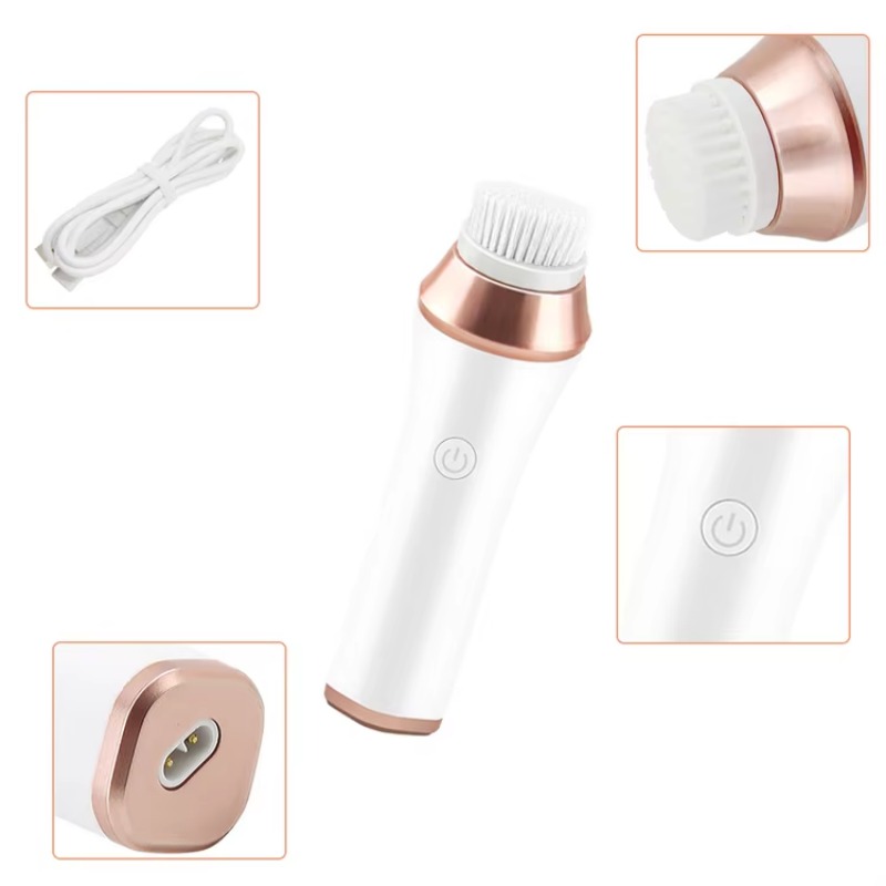 فرشاة تنظيف الوجه الدوارة المن - مراجعة Electric Face Cleanser Brush وسعره