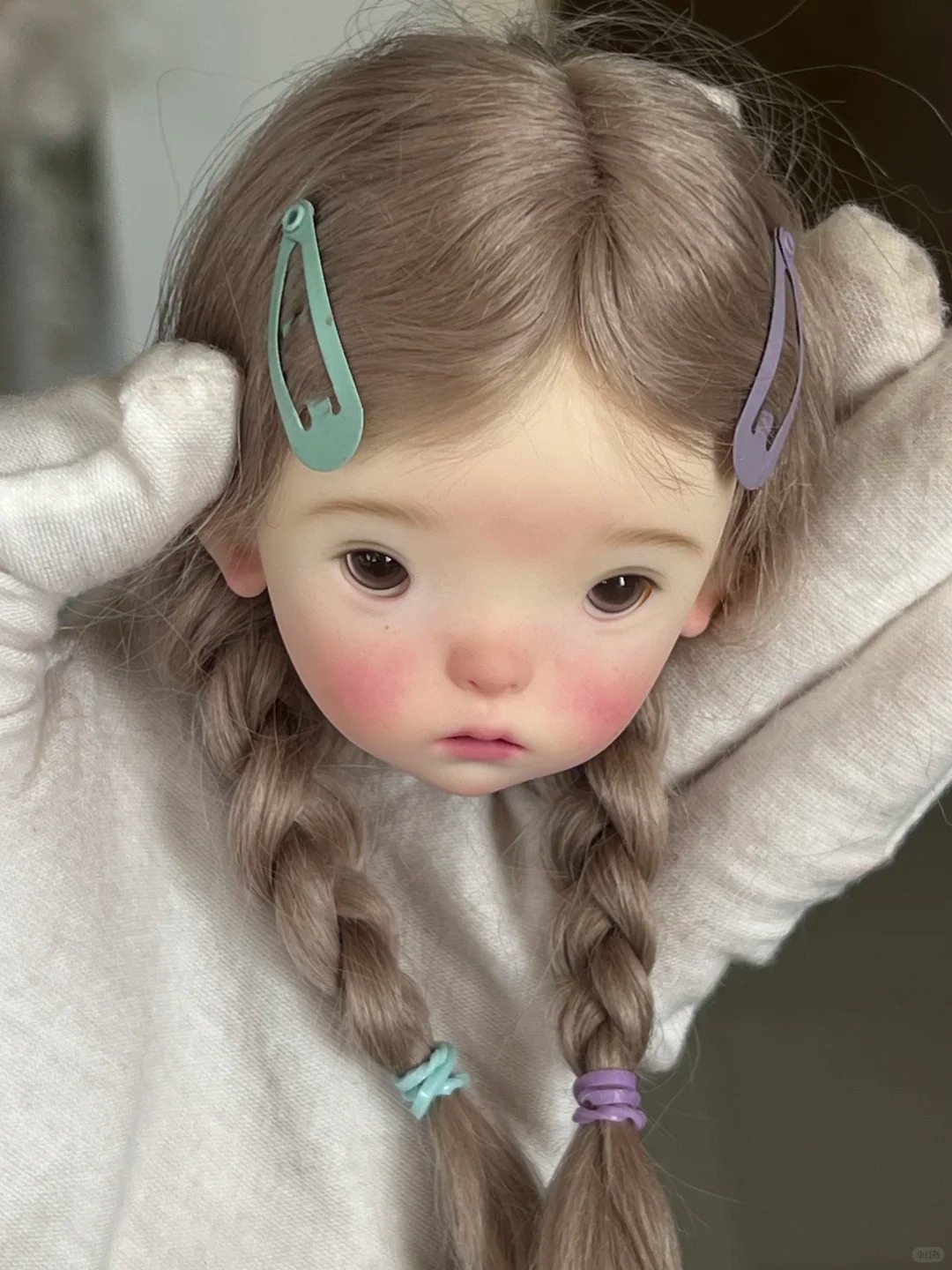 SD BJD دمية 1/6 Landoudou رئيس - مراجعة Just Beauty Makeup وسعره