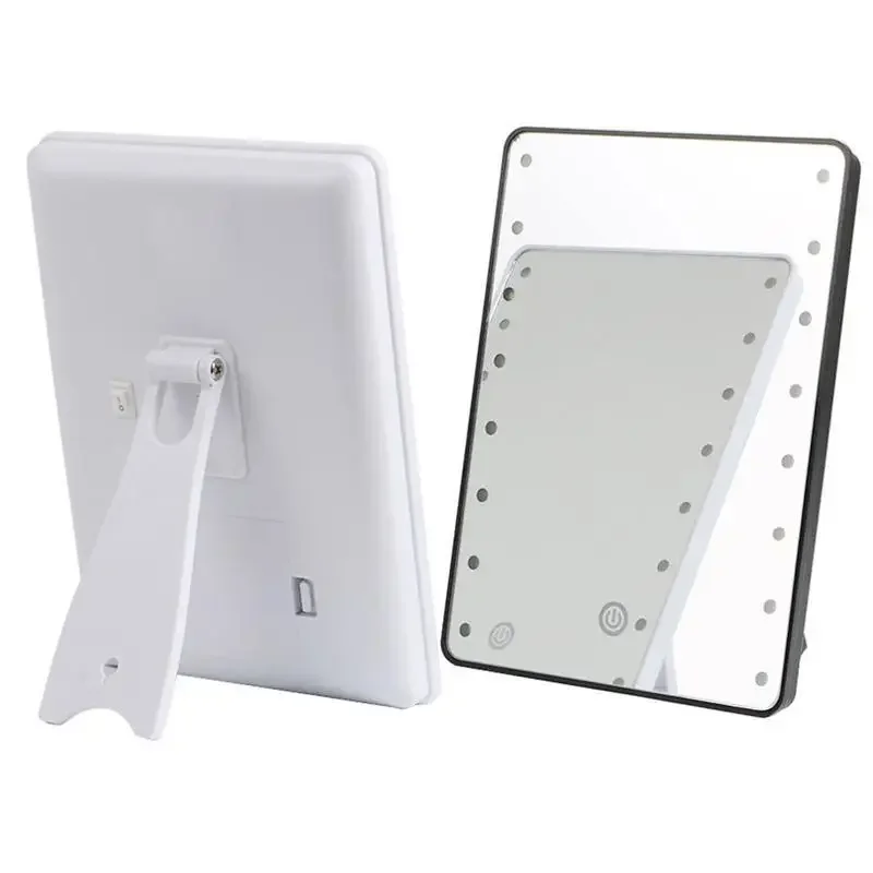 16 مرآة مكياج LED مع ضوء LED ي - مراجعة Beauty Makeup Desk وسعره