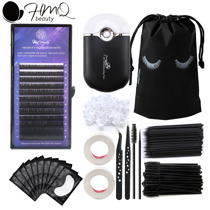 217 قطعة لاش تمديد عدة للمبتدئ - مراجعة Beauty Makeup Kit وسعره
