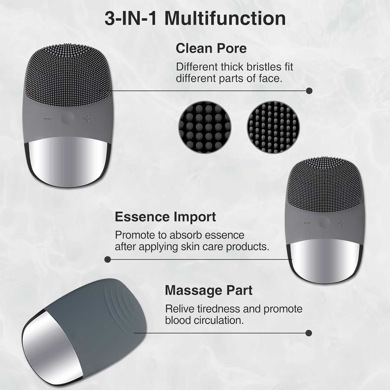فرشاة تنظيف الوجه الكهربائية،  - مراجعة Electric Face Cleanser Brush وسعره