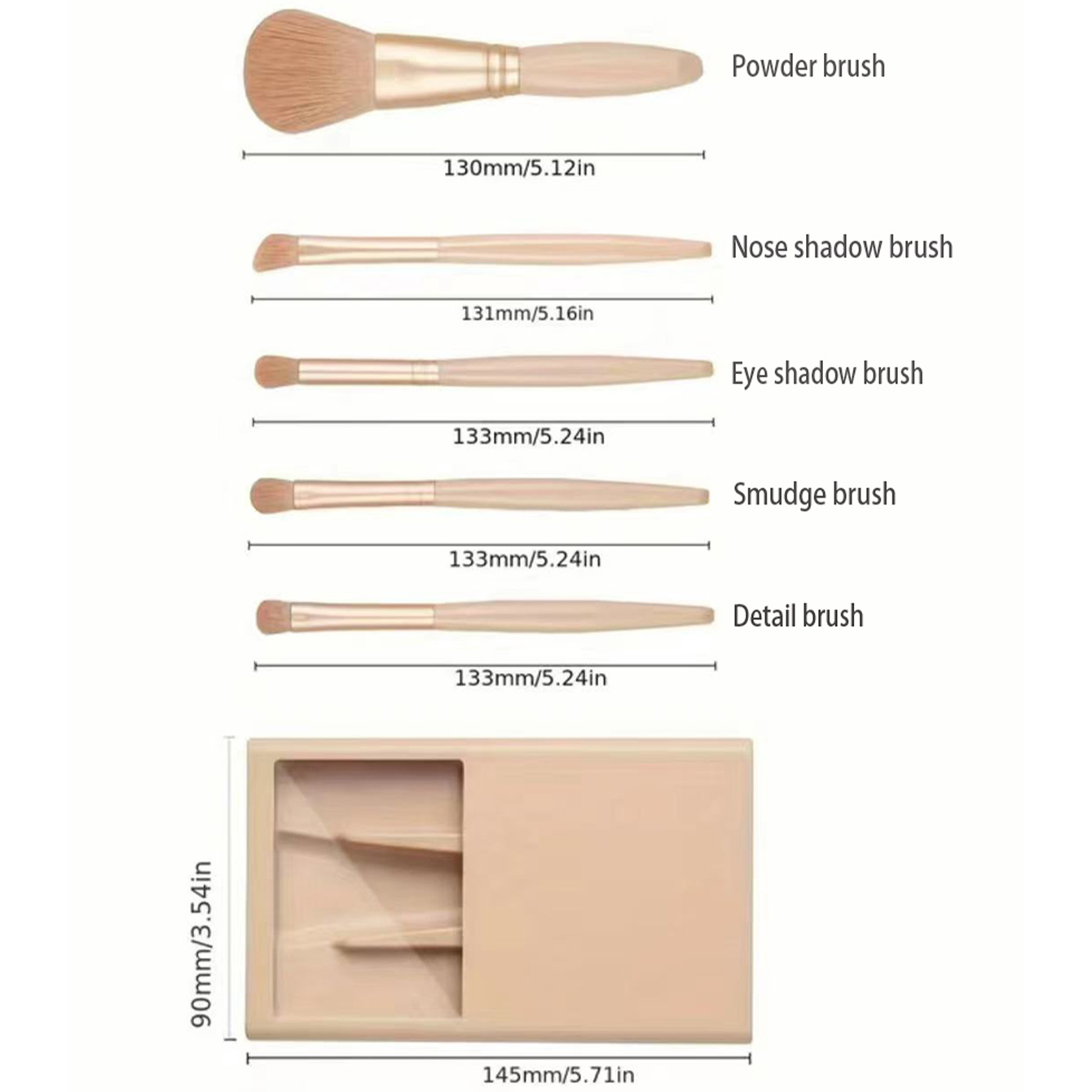 مجموعة فرش مستحضرات التجميل مك - مراجعة Beauty Makeup Kit وسعره