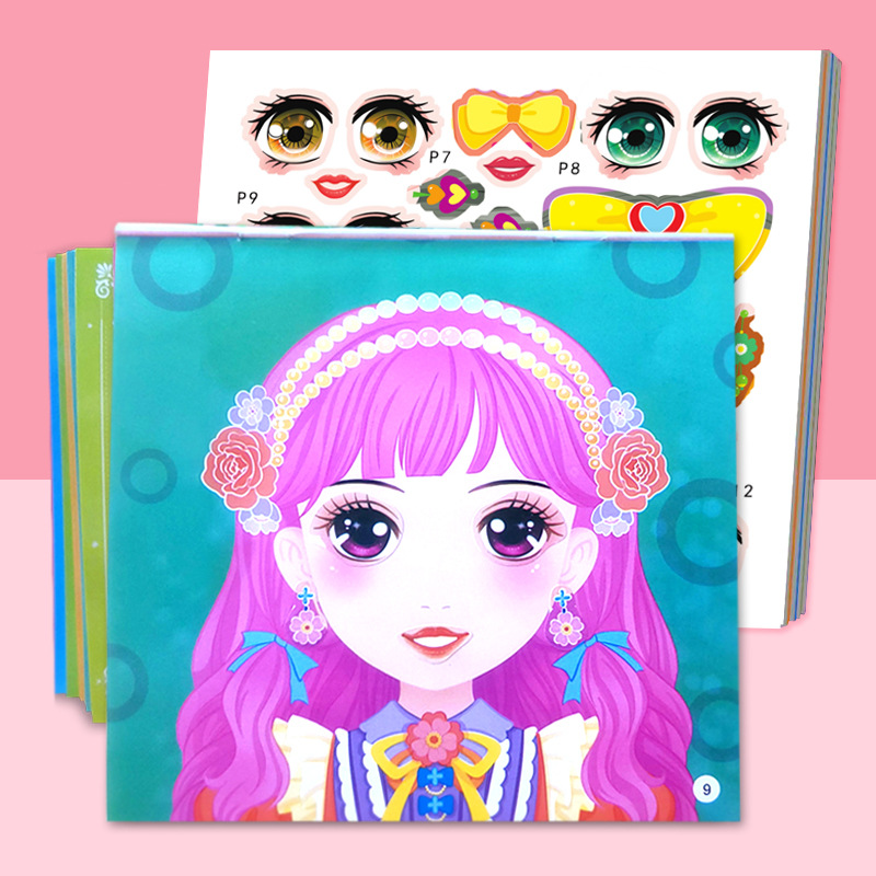 ملصقات تزيين الأميرات، ملصقات  - مراجعة Beauty Makeup Book وسعره